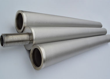 Fluid Filtration metal Sintered filter Pipe , Porous tube Cylinder with high strength and sturdy and durable