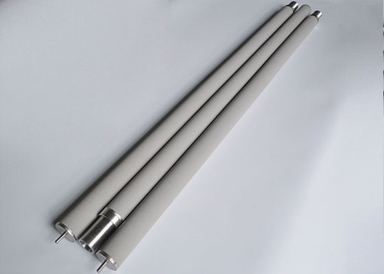 One End Sealed  Or Both Ends Open Sintered Porous metal titanium and 316L filter tube