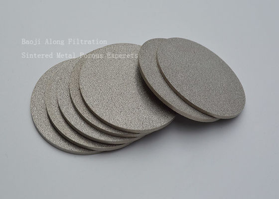 Sintered Porous Metal Titanium 316L Filter Elements For Gas Detection