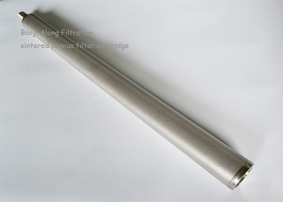 40'' length Sintered Porous Filter Cartridges For Remove Yeast